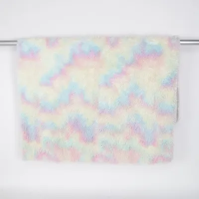 Vävd matta (Flerfärgad) Polyester, Pälsimitation