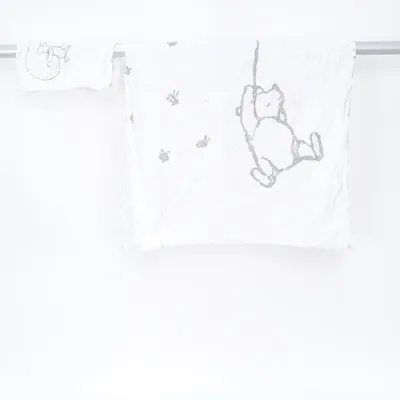 Bed set (White, Gray) from Disney x Wheat Cotton