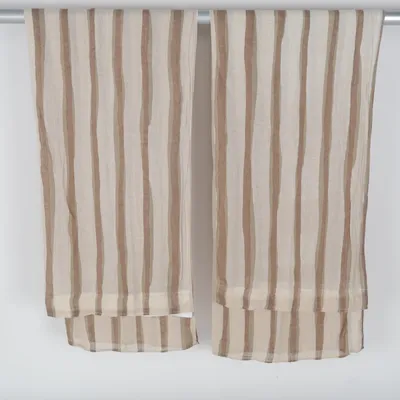Gardinfag (Beige) fra H&M Home Bomuld, Linned