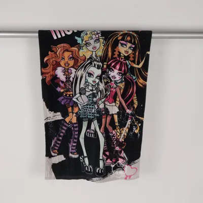 Badehåndklæde (Sort, Flerfarvet) fra Monster High