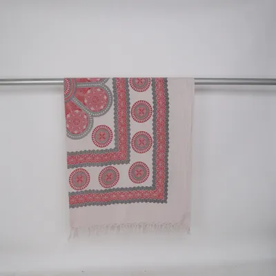 Plaid (Beige, Red, Black)