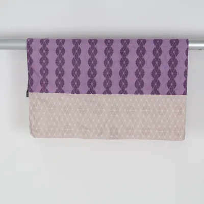 Hovedpudebetræk (Lilla, Beige) fra Dreamtex Bomuld