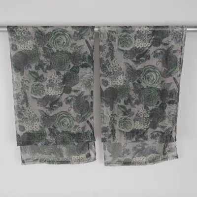 Gardinfag (Grøn, Grå, Flerfarvet) fra Rusta Home Polyester