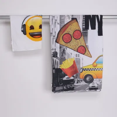 Bäddset (Flerfärgad) från Emoji Bomull