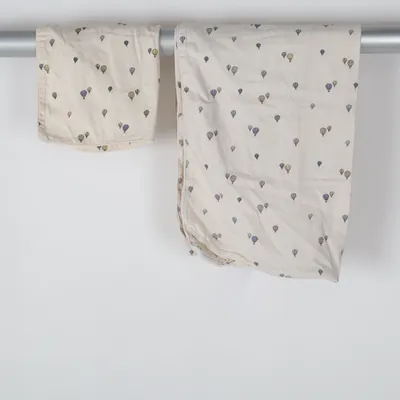 Bäddset (Beige, Flerfärgad) från Filibabba Ekologisk bomull