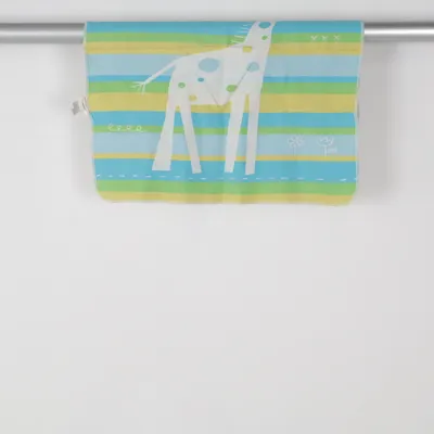 Baby blanket (Blue, Green, Yellow, White) from David Fussenegger Cotton, Viscose