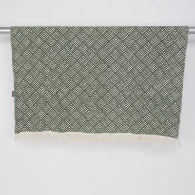 Sprei (Groen, Beige) van Zodio