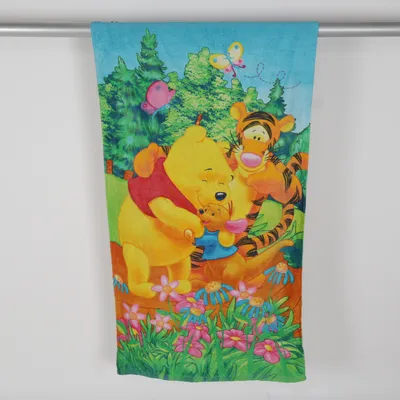 Beach towel (Yellow, Multicolored) from Disney