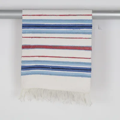 Tapis de chiffon (Blanc, Bleu, Rouge)