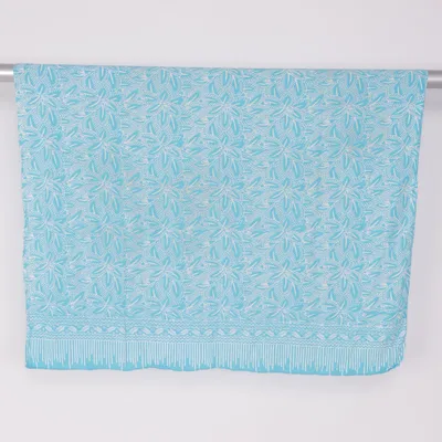 Strandmatta (Blå, Vit)