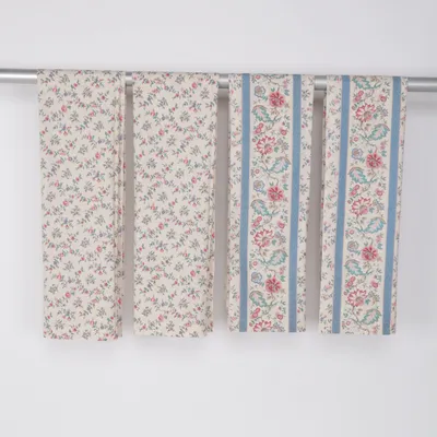 Draperie (Blauw, Beige)