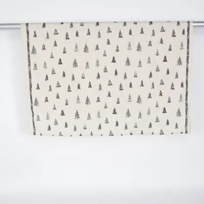 Textil (Beige, Svart) från H&M Home Bomull, Linne