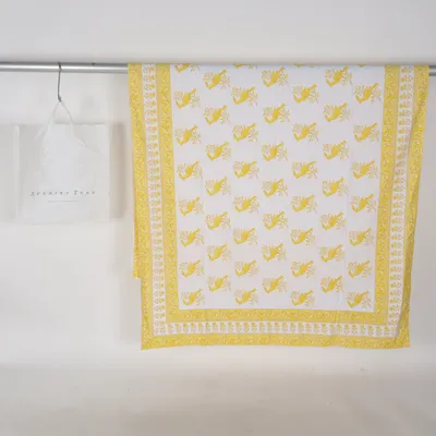 Nappe de table (Jaune, Blanc) de Svenskt Tenn Coton