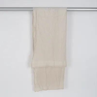 Veckbandslängd (Beige, Vit) från H&M Home Bomull, Linne