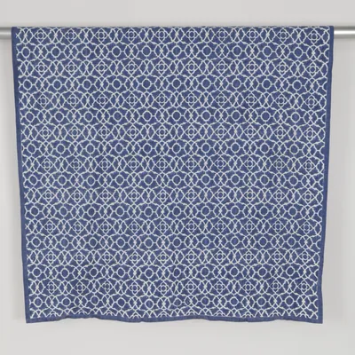 Bordsduk (Blå, Vit) från Indiska Bomull