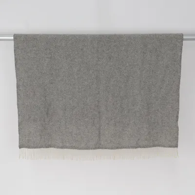 Pläd (Grå, Beige) från Kosta Linnewäfveri