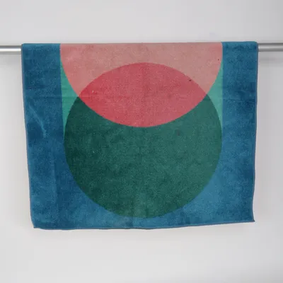 Short pile rug (Pink, Multicolored, Blue)