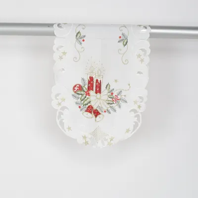 Julgransmatta (Vit, Flerfärgad) Polyester