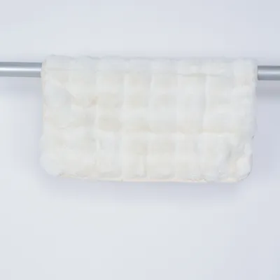 Hochflor-Teppich (Weiß) Polyester