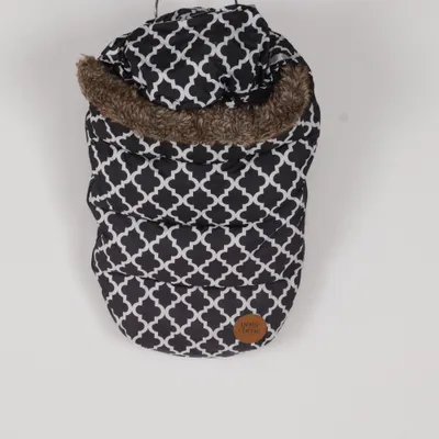 Footmuff (Black, White) from Petite Chérie