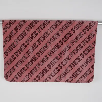 Filt (Rosa, Svart) från Pink Victoria's Secret Återvunnen polyester