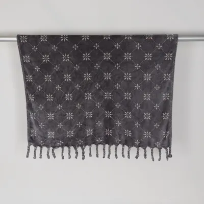Blanket (Gray, White) Polyester