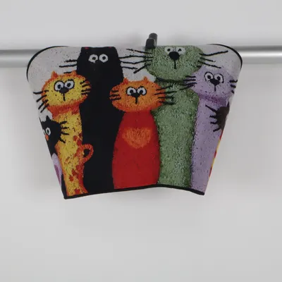 Door mat (Black, Multicolored) Polyester
