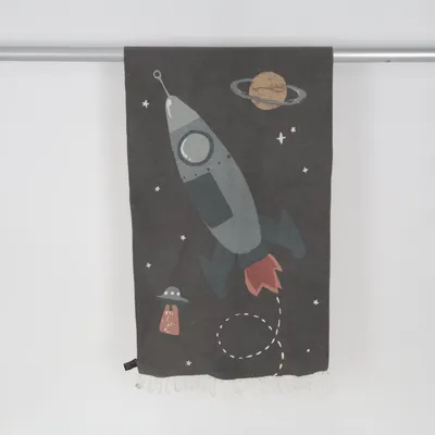 Short pile rug (Gray, Multicolored) from H&M Home Cotton