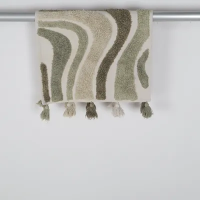Tapis à poils longs (Beige, Vert) de Svanefors