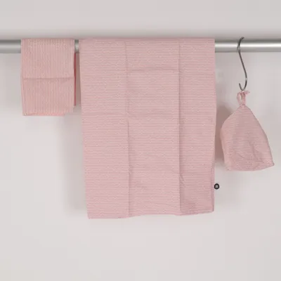 Bed set (Pink, White) from Mini Mys