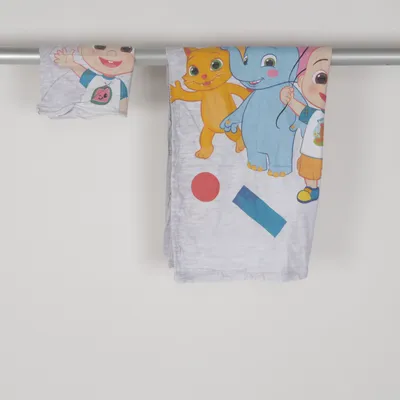Bed set (Gray, Multicolored) from Character World Cotton