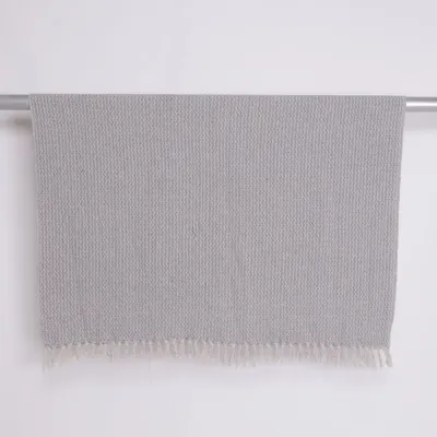 Filt (Grå, Vit) från IB Laursen Bomull