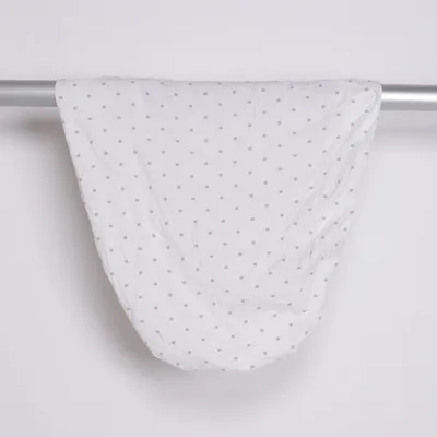 Dra-på-lakan (Vit, Grå) från IKEA Bomull