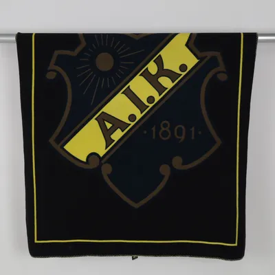 Filt (Svart, Blå, Gul) från AIK Polyester