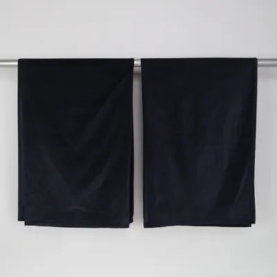 Pleat curtain (Blue)