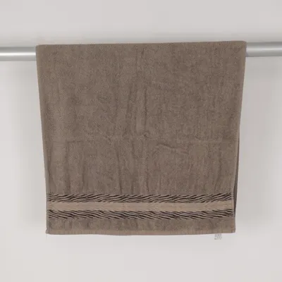 Handduk (Beige) från Naomi Campbell Bomull, Polyester