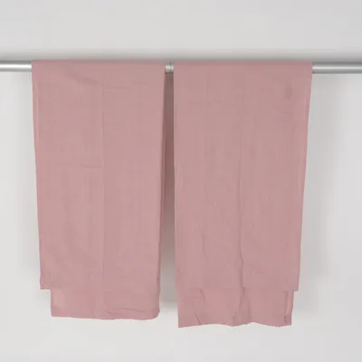Rod pocket curtain (Pink) from Elsaform Cotton
