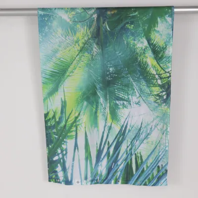 Shower curtain (Green, Blue, Turquoise, Yellow, Multicolored)