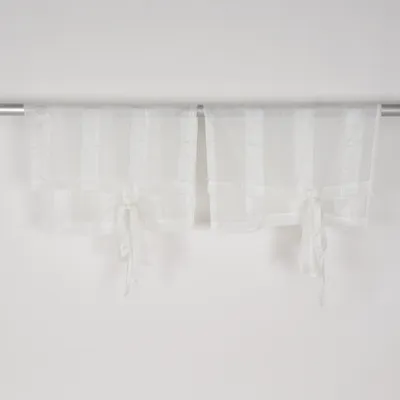 Rideau passe tringle (Blanc) de Jotex Polyester