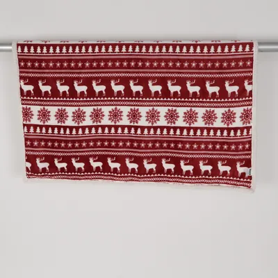 Deken (Rood, Wit) van Kotikulta Polyester