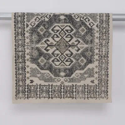 Woven rug (White, Gray, Multicolored) from Care & Fair Cotton