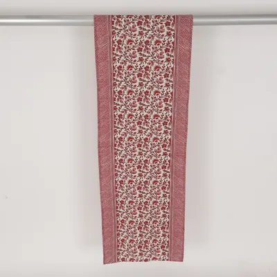 Table runner (Red, White) from H&M Home Cotton, Linen