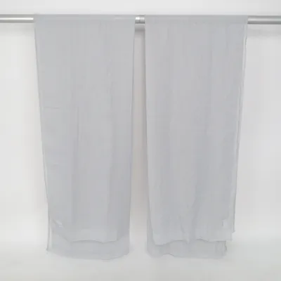 Rod pocket curtain (Gray) from Rusta Home Polyester
