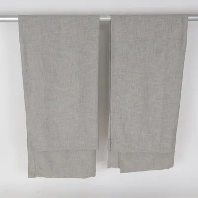 Gordijn aan roede (Grijs) van H&M Home Polyester