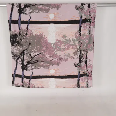Pleat curtain (Pink, Multicolored) from Vallila Cotton, Polyester