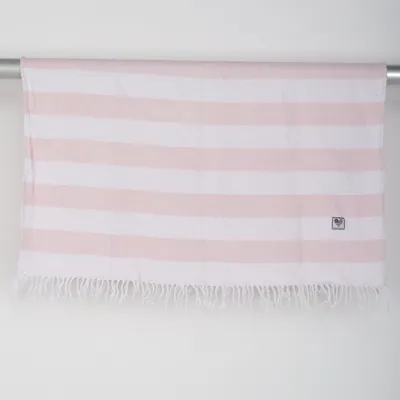 Babyfilt (Rosa, Vit) från Lexington Baby Bomull