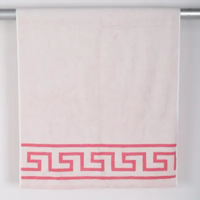 Badhanddoek (Roze, Wit) van Versace for H&M Katoen
