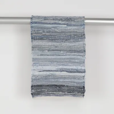 Trasmatta (Blå, Vit) från Hemtex Bomull, Elastan, Polyester, Viskos