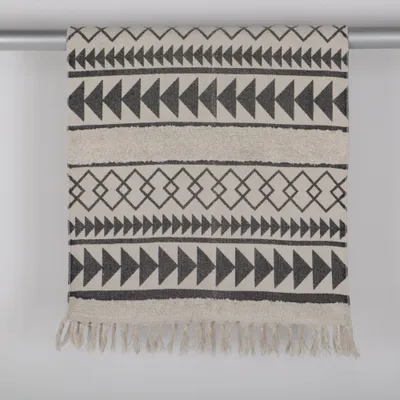 Vävd matta (Beige, Grå) från Home Creation Bomull