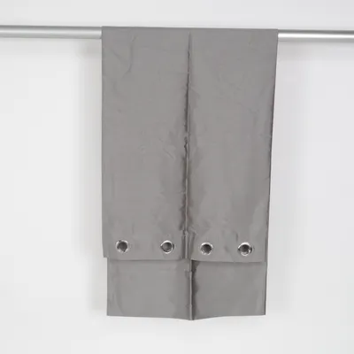 Øjenlågsgardin (Grå) Polyester
